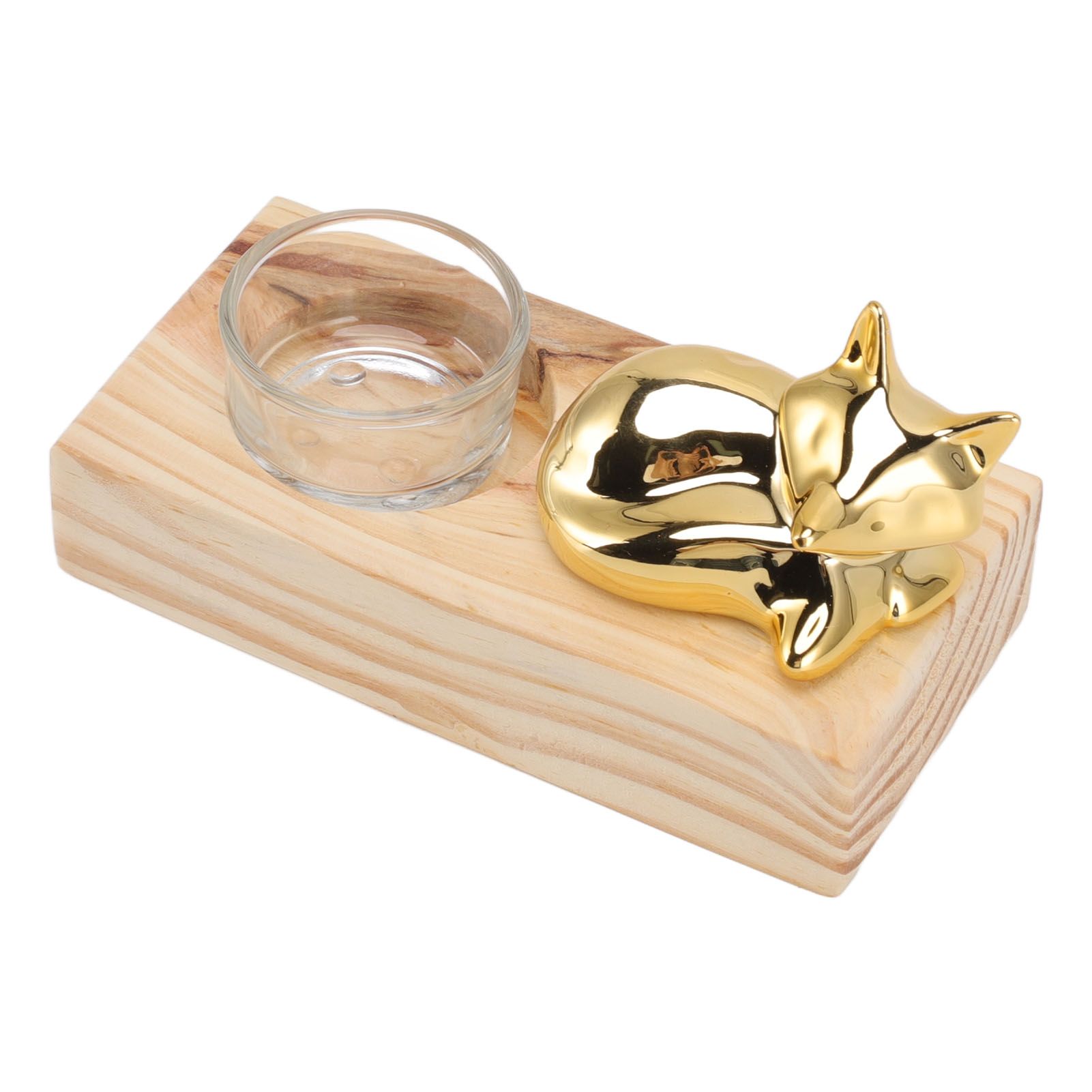 Candle Holder Decor Nordic Wooden Ceramic Glass Household Party Bedroom Ornament Gift - Image 8