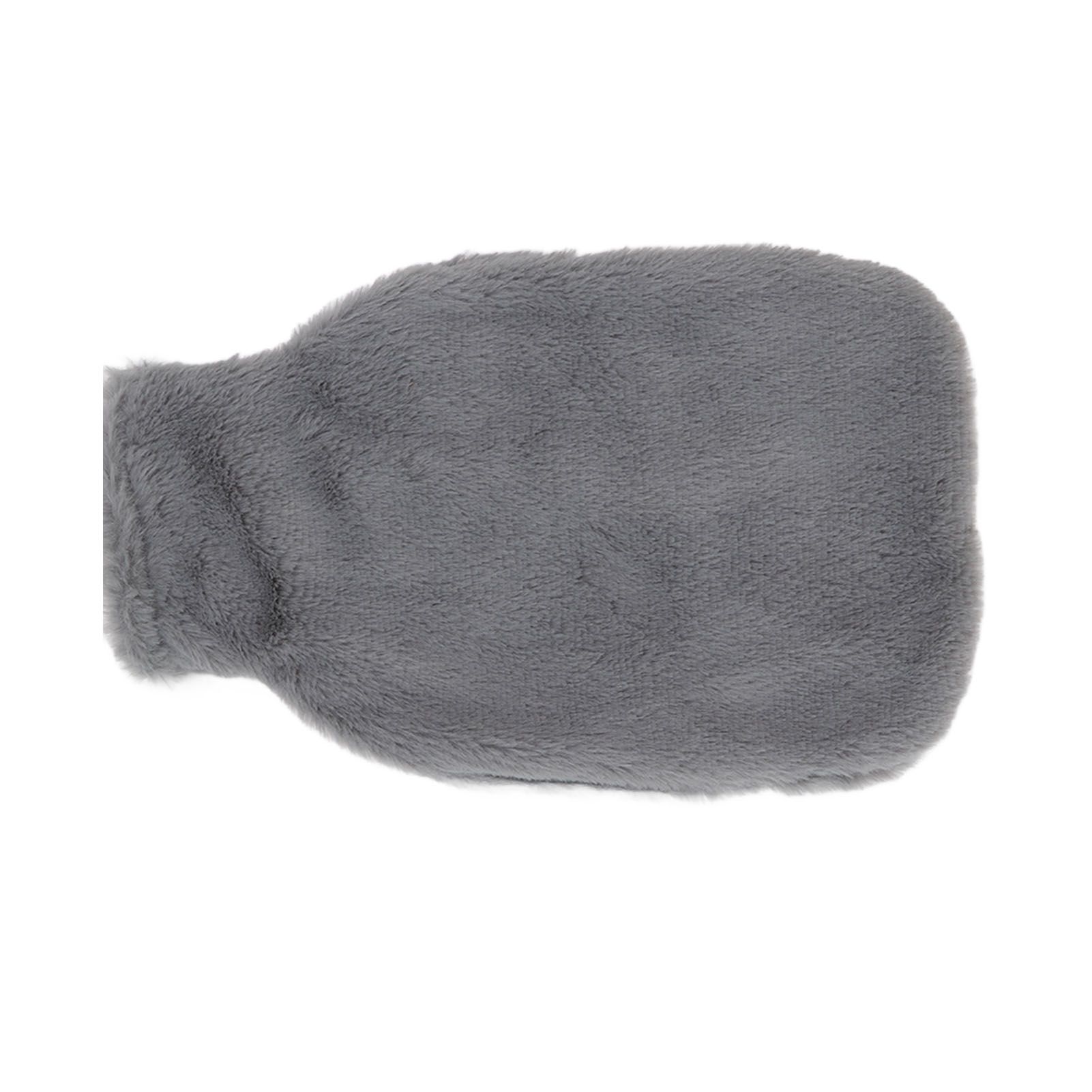 2000ML Hot Water Jug Bag Rubber Double Sided Hand Inserted Large Explosionproof Hot Water Pack for Home Back Pain Dark Gray - Image 3