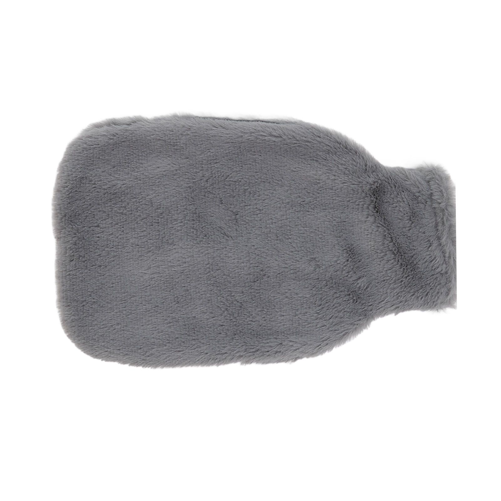 2000ML Hot Water Jug Bag Rubber Double Sided Hand Inserted Large Explosionproof Hot Water Pack for Home Back Pain Dark Gray - Image 6