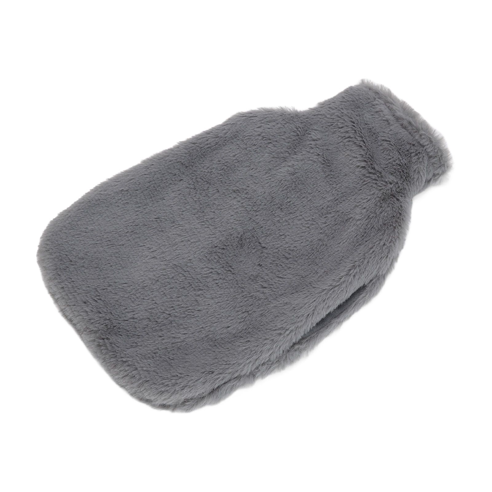 2000ML Hot Water Jug Bag Rubber Double Sided Hand Inserted Large Explosionproof Hot Water Pack for Home Back Pain Dark Gray - Image 8