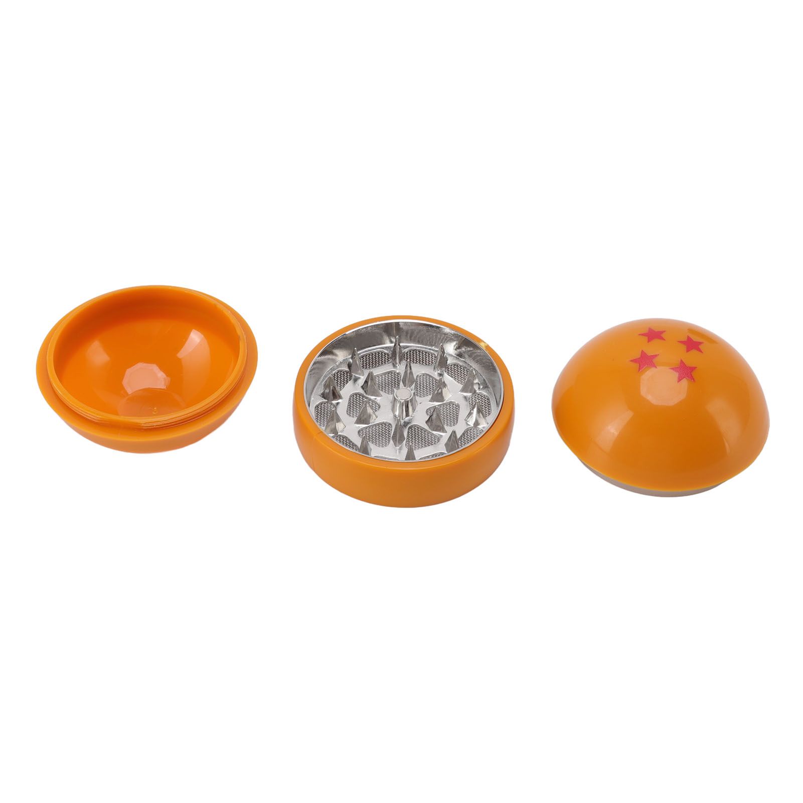 Spice Grinder 3 Layers Filter Zinc Alloy 55mm Ball Shap Strong Teeth Magnetic Connection Spice Crusher Hand Muller - Image 1