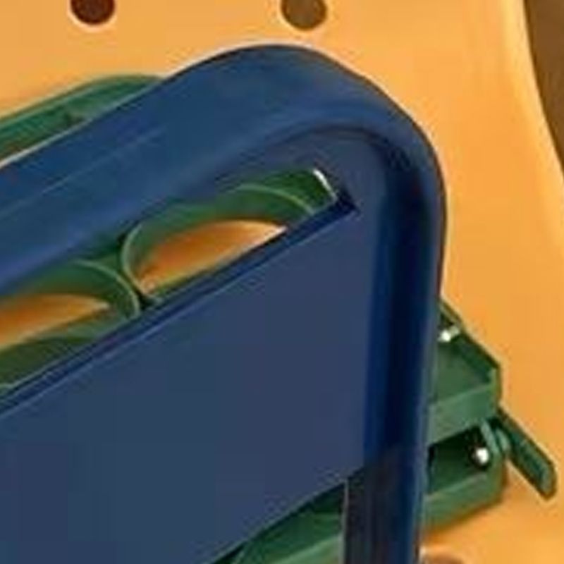 Portable Beer Bottle Rack Pure Color Foldable Beverage Storage Rack Picnic Beer Handle Basket Blue - Image 2