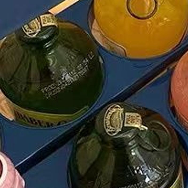 Portable Beer Bottle Rack Pure Color Foldable Beverage Storage Rack Picnic Beer Handle Basket Blue - Image 4