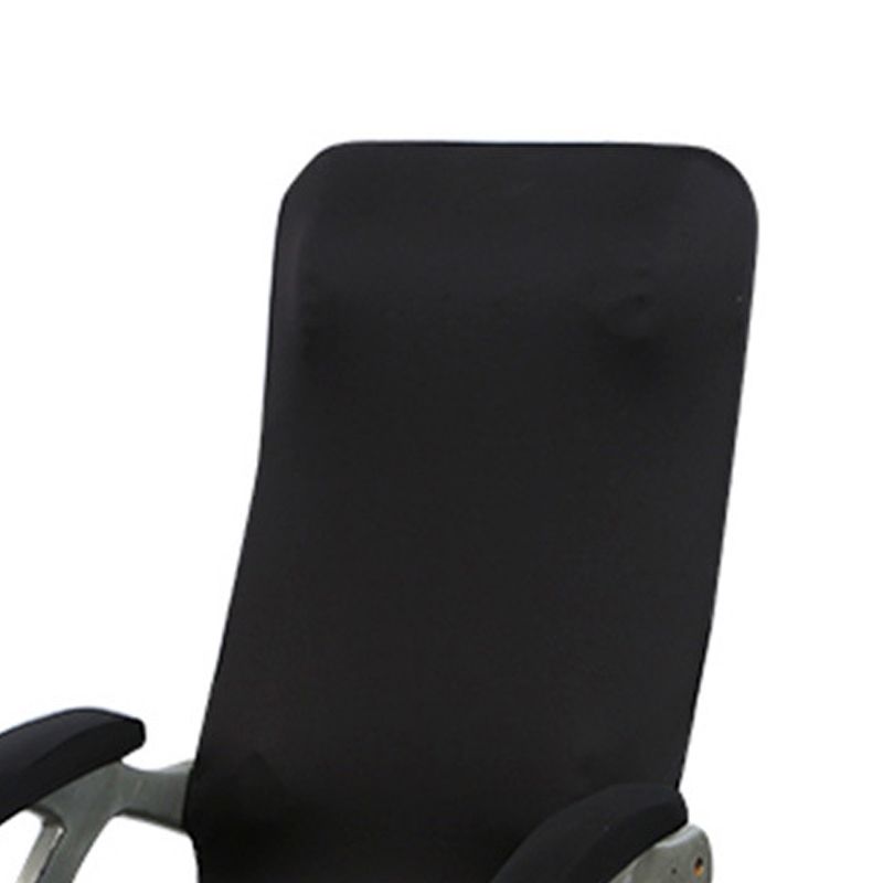 1 Pair Chair Arm Covers with Sponge Soft Breathable Safe Office Chair Armrest Cover Set for Working Home Black Sponge Type 35x9cm/13.8x3.5in - Image 2