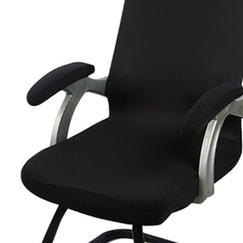 1 Pair Chair Arm Covers with Sponge Soft Breathable Safe Office Chair Armrest Cover Set for Working Home Black Sponge Type 35x9cm/13.8x3.5in - Image 3