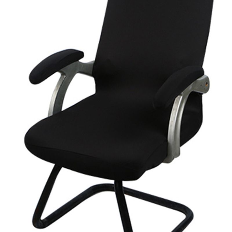 1 Pair Chair Arm Covers with Sponge Soft Breathable Safe Office Chair Armrest Cover Set for Working Home Black Sponge Type 35x9cm/13.8x3.5in - Image 5
