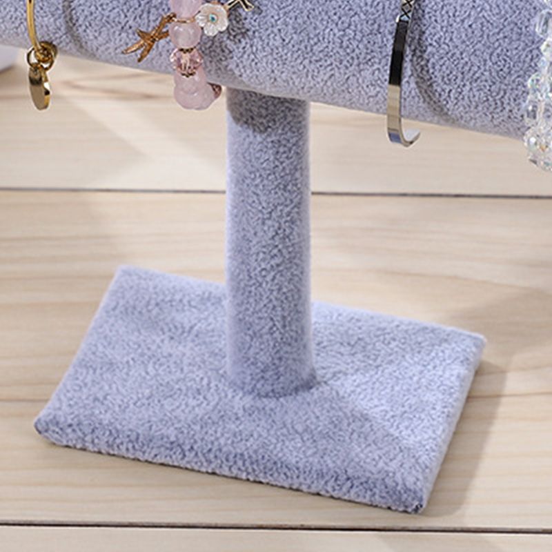 Jewelry Display Stand Simple Fashionable Bracelet Scrunchies Holder for Home Jewelry Store Showcase Grey Single Row - Image 2