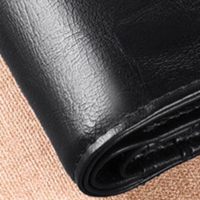 PU Leather Men Wallet Zipper No Degaussing Multi Screens Vertical Vintage Male Wallet for Travelling Working Black - Image 3