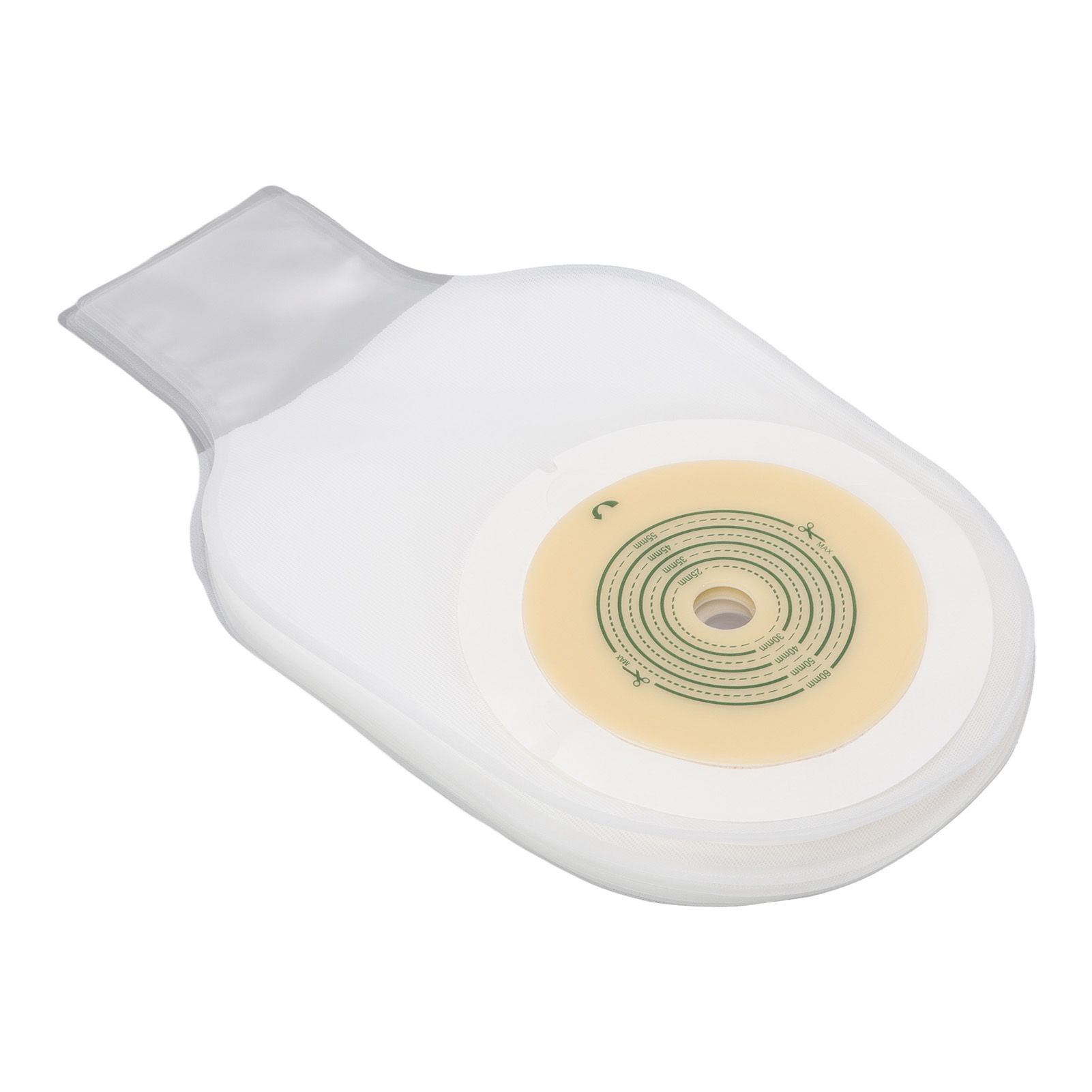10pcs Colostomy Bags Double Layer Glue One Piece Molding Drainable Pouches for Ostomy Ileostomy Stoma Care 25mm to 60mm - Image 2
