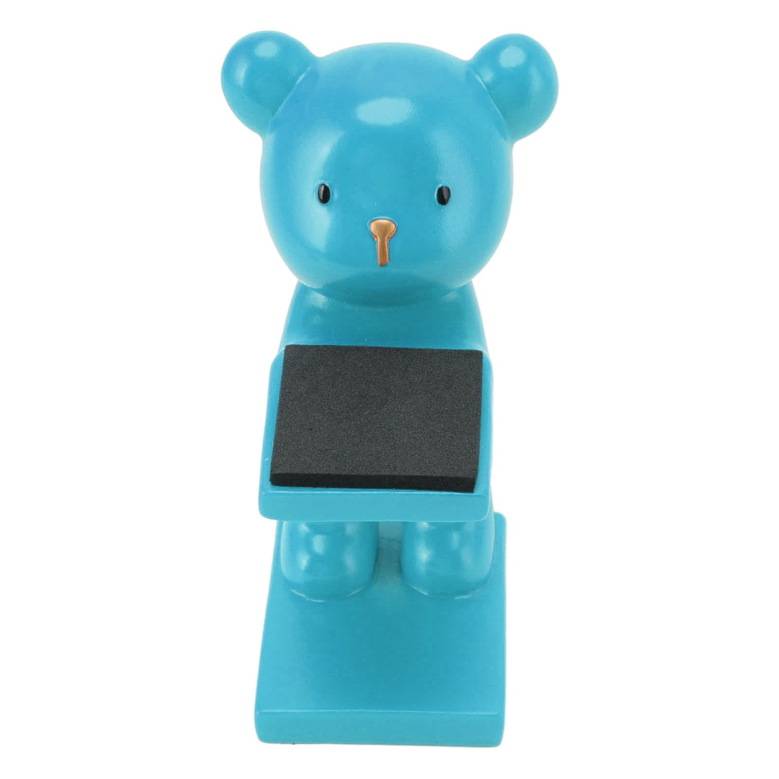 Bear Watch Stand Handcrafted Three Dimensional Modern Style Resin Watch Display Stand for Home Office Blue - Image 4