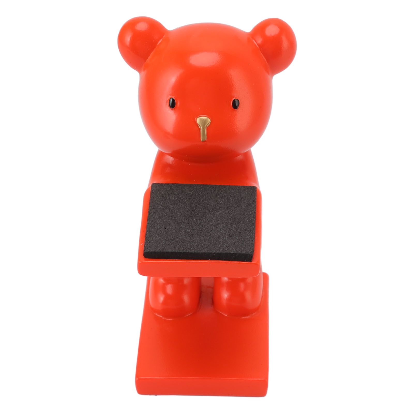 Bear Watch Stand Handcrafted Three Dimensional Modern Style Resin Watch Display Stand for Home Office Orange - Image 4