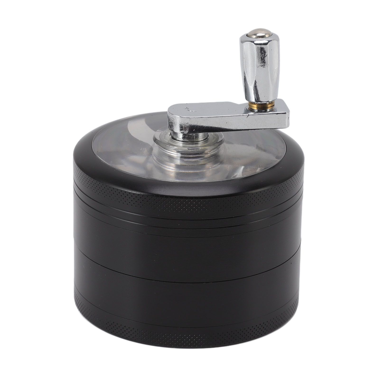 4 Layers Hand Crank Spices Grinder Zinc Alloy 60mm Manual Spice Grinder with Filter - Image 8