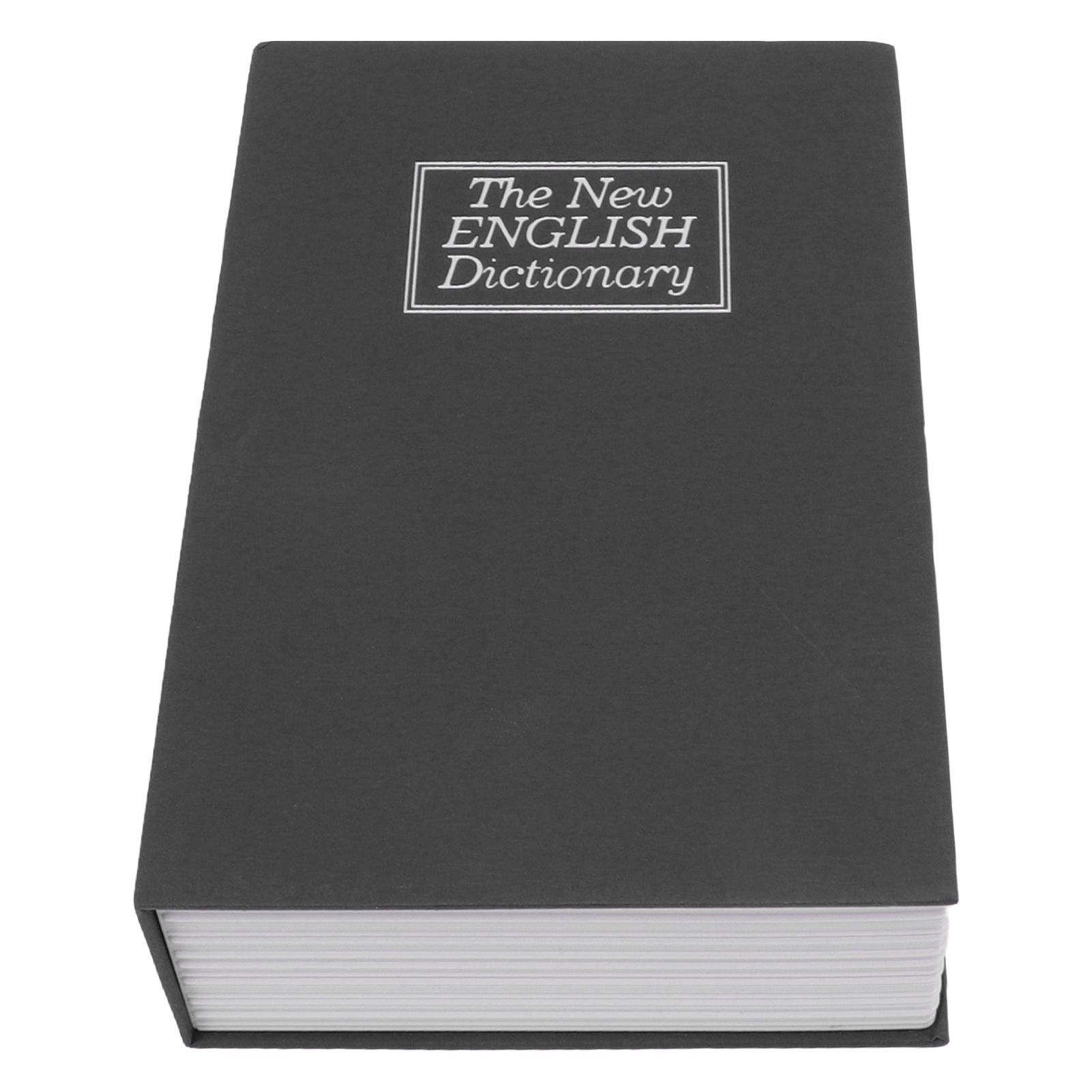 Book Safe Simulation Book Safe Box Portable Money Storing Box with Lock Key for Birthday Gift Black - Image 4