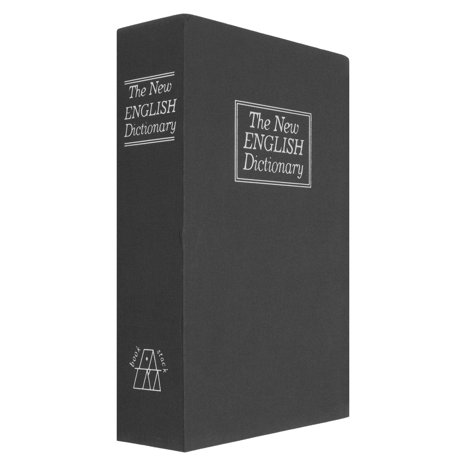 Book Safe Simulation Book Safe Box Portable Money Storing Box with Lock Key for Birthday Gift Black - Image 7