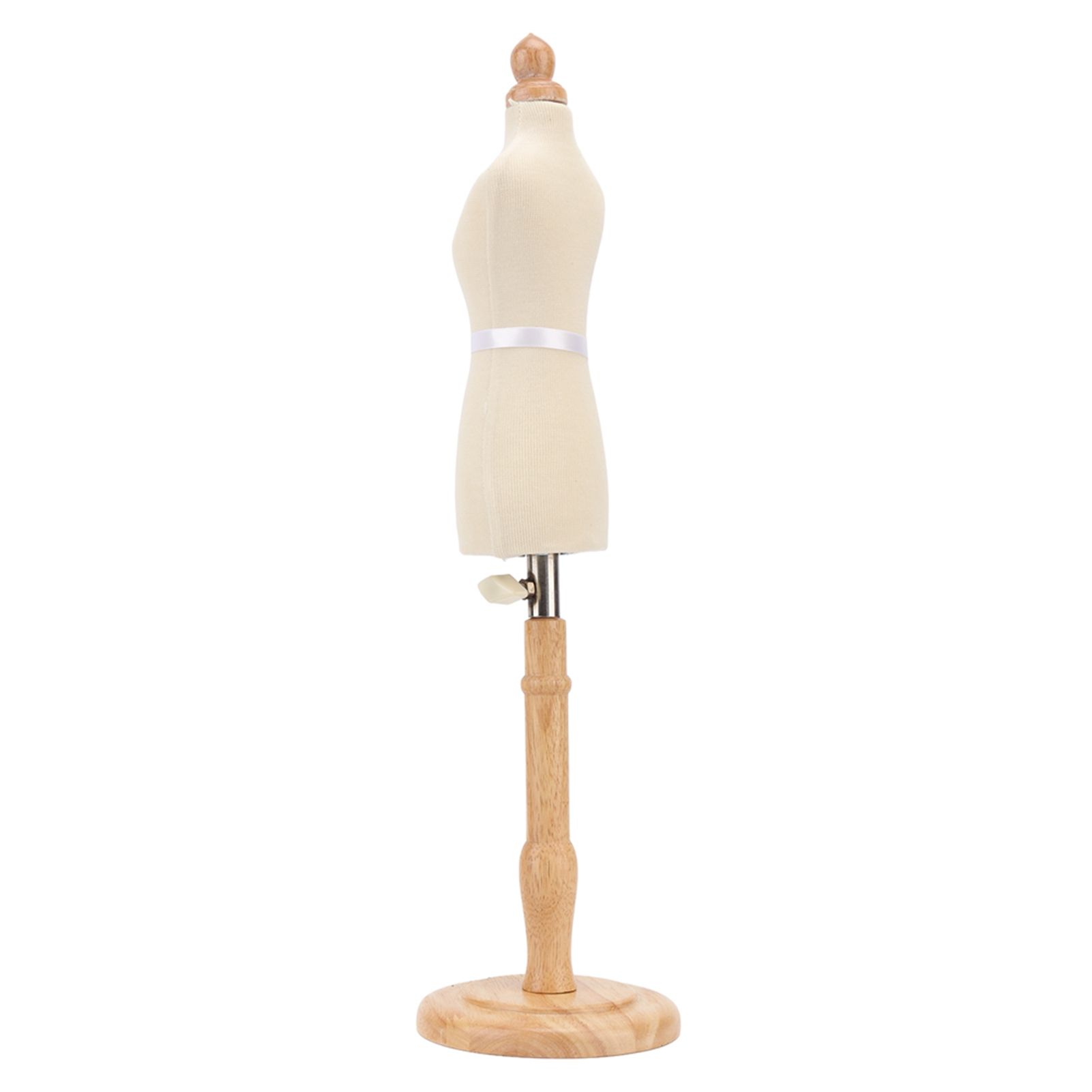 Female Dress Form Professional Beech Wood Durable Sewing Dress Form with Wooden Base for Clothing Dress Display - Image 3