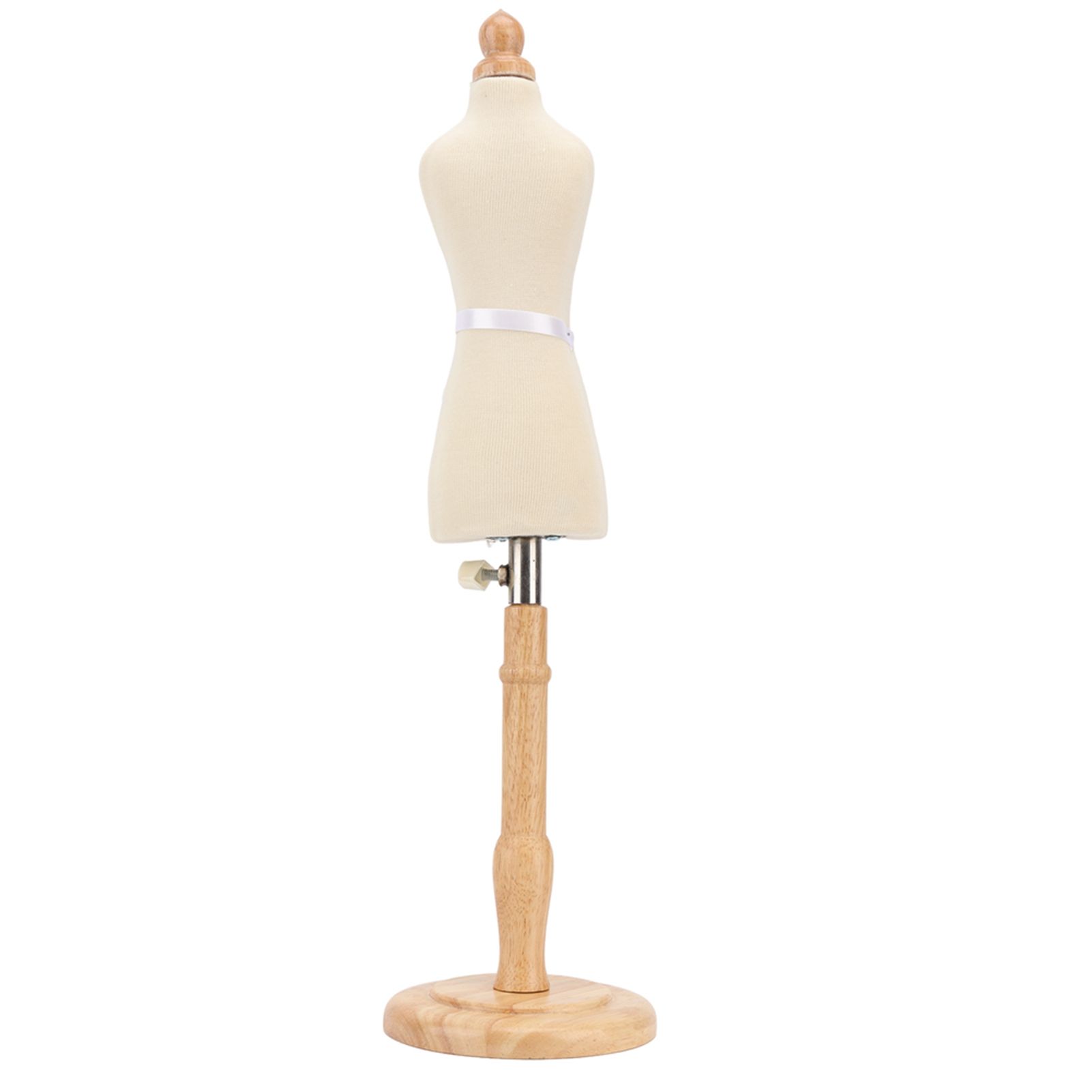Female Dress Form Professional Beech Wood Durable Sewing Dress Form with Wooden Base for Clothing Dress Display - Image 5