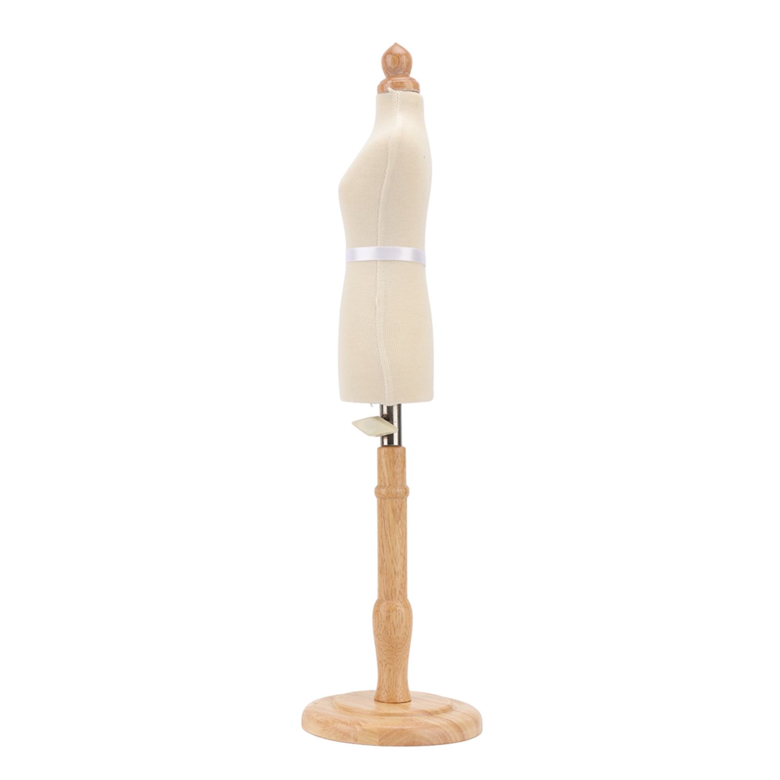 Female Dress Form Professional Beech Wood Durable Sewing Dress Form with Wooden Base for Clothing Dress Display - Image 6