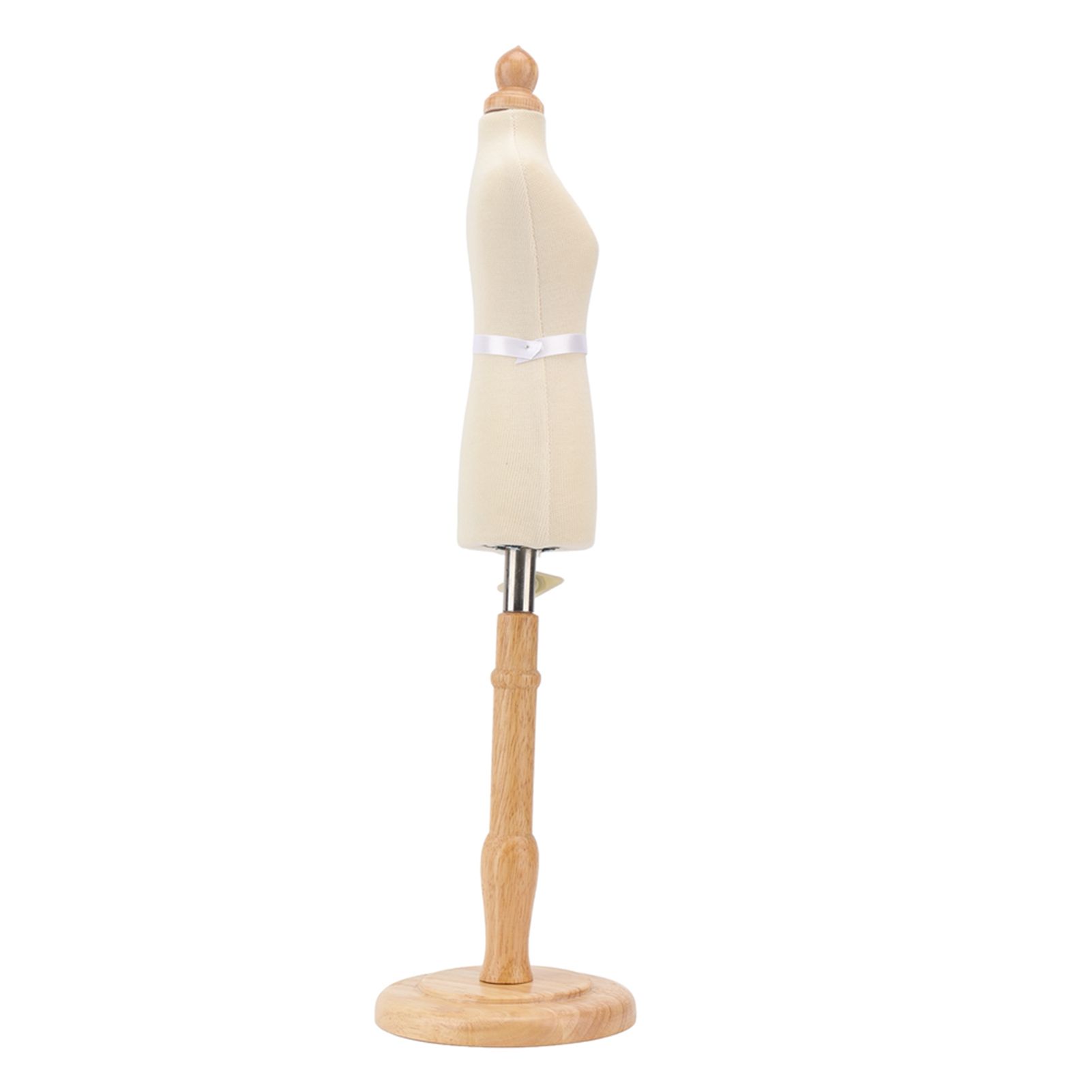 Female Dress Form Professional Beech Wood Durable Sewing Dress Form with Wooden Base for Clothing Dress Display - Image 7
