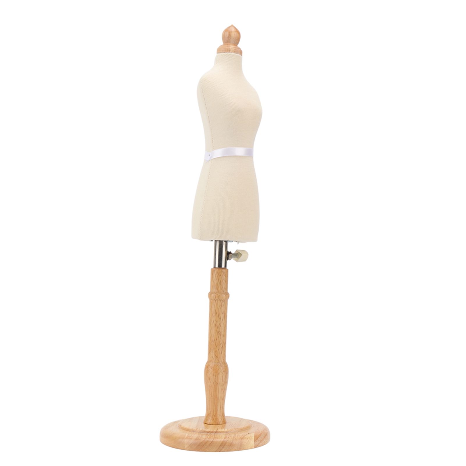 Female Dress Form Professional Beech Wood Durable Sewing Dress Form with Wooden Base for Clothing Dress Display - Image 8