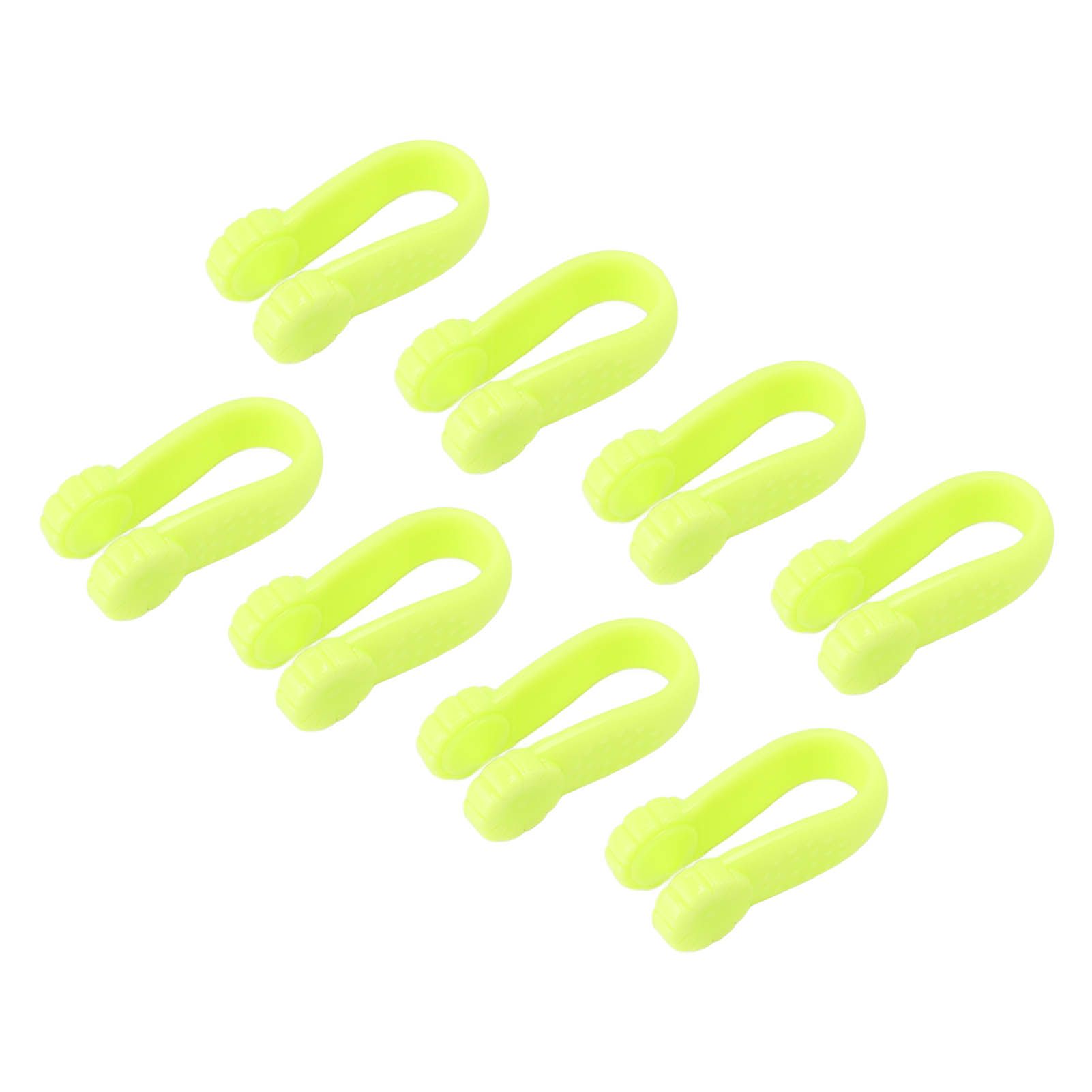 8PCS Hand Pressure Point Tool Plastic Hand Acupressure Clip for Between Thumb and Index Migraine Headache Relief Green - Image 5