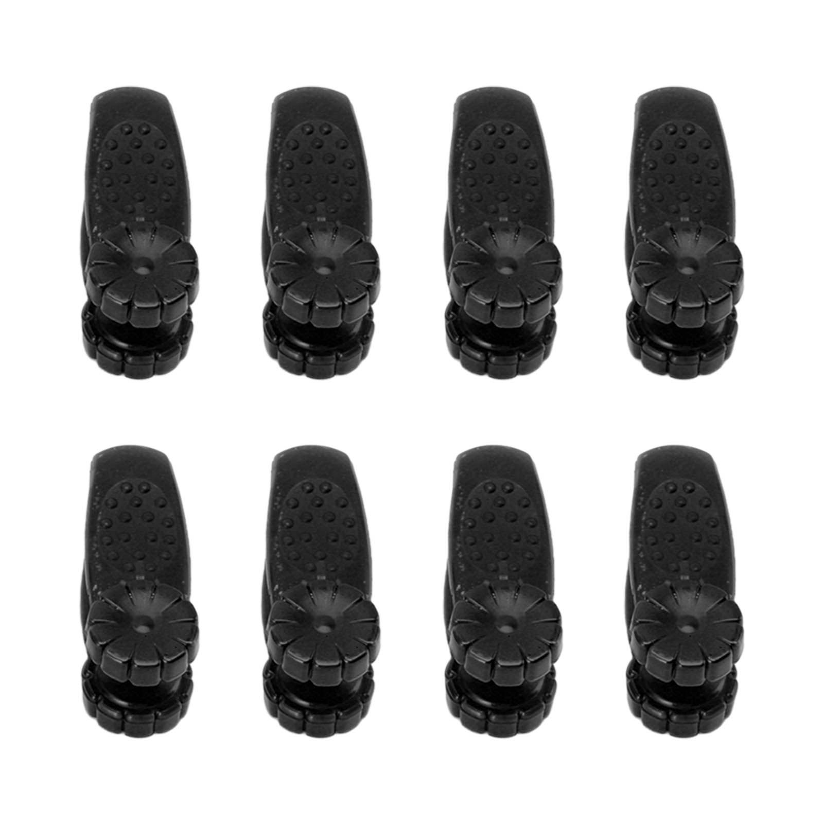 8PCS Hand Pressure Point Tool Plastic Hand Acupressure Clip for Between Thumb and Index Migraine Headache Relief Black - Image 1