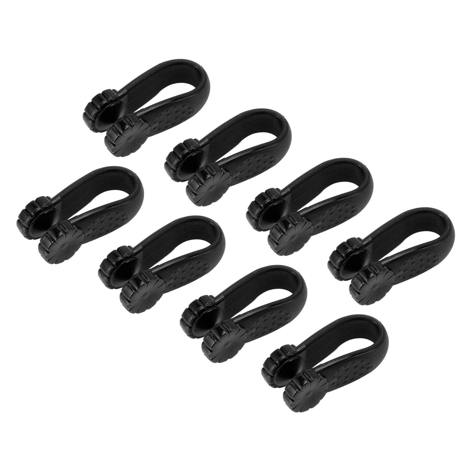 8PCS Hand Pressure Point Tool Plastic Hand Acupressure Clip for Between Thumb and Index Migraine Headache Relief Black - Image 5