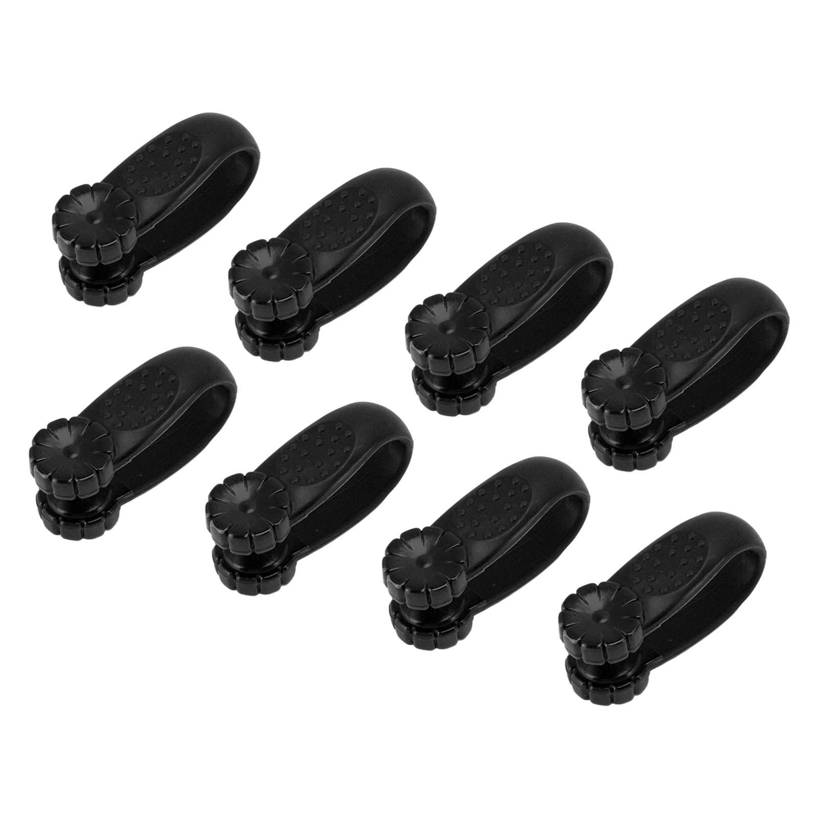 8PCS Hand Pressure Point Tool Plastic Hand Acupressure Clip for Between Thumb and Index Migraine Headache Relief Black - Image 6