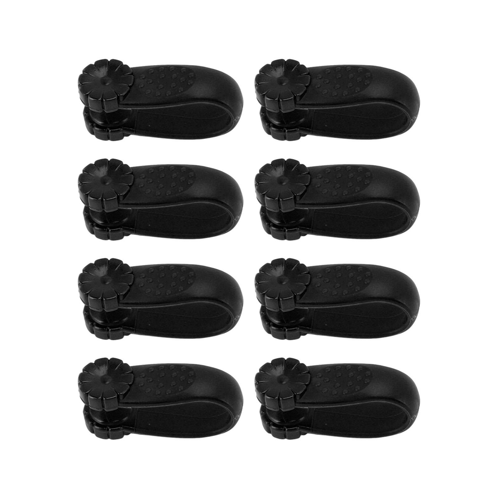 8PCS Hand Pressure Point Tool Plastic Hand Acupressure Clip for Between Thumb and Index Migraine Headache Relief Black - Image 7