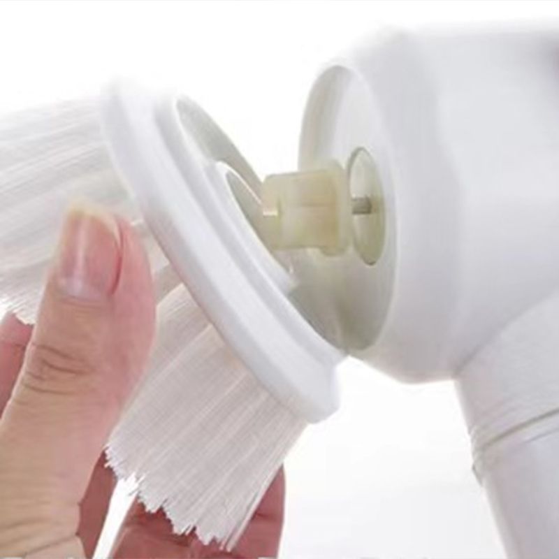 Electric Spin Scrubber Multifunctional Handheld Cordless Scrub Brush with 3 Cleaner Heads for Home Kitchen USB Charging - Image 3