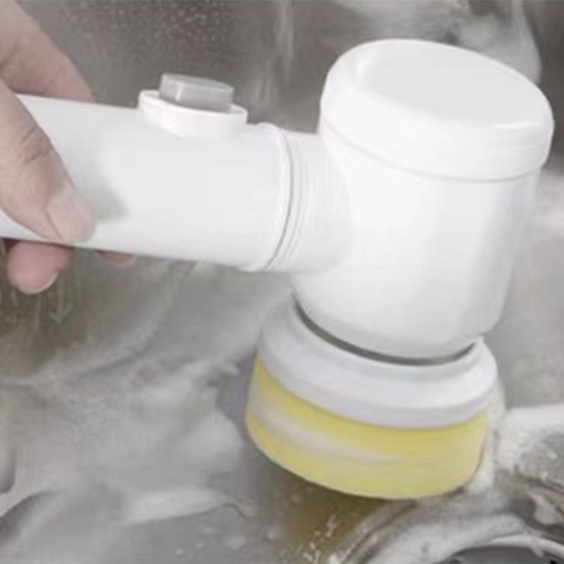 Electric Spin Scrubber Multifunctional Handheld Cordless Scrub Brush with 3 Cleaner Heads for Home Kitchen USB Charging - Image 7