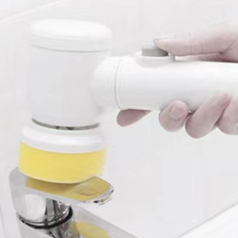 Electric Spin Scrubber Multifunctional Handheld Cordless Scrub Brush with 3 Cleaner Heads for Home Kitchen USB Charging - Image 8