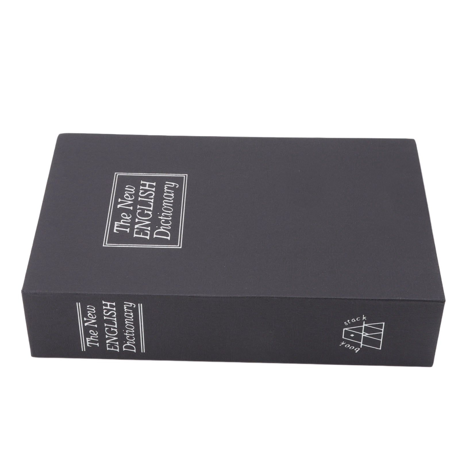 Dictionary Coin Piggy Banks Money Saving Box with Coded Lock Book Shape Secret Birthday Gift for Kids Safe Box Black S - Image 4