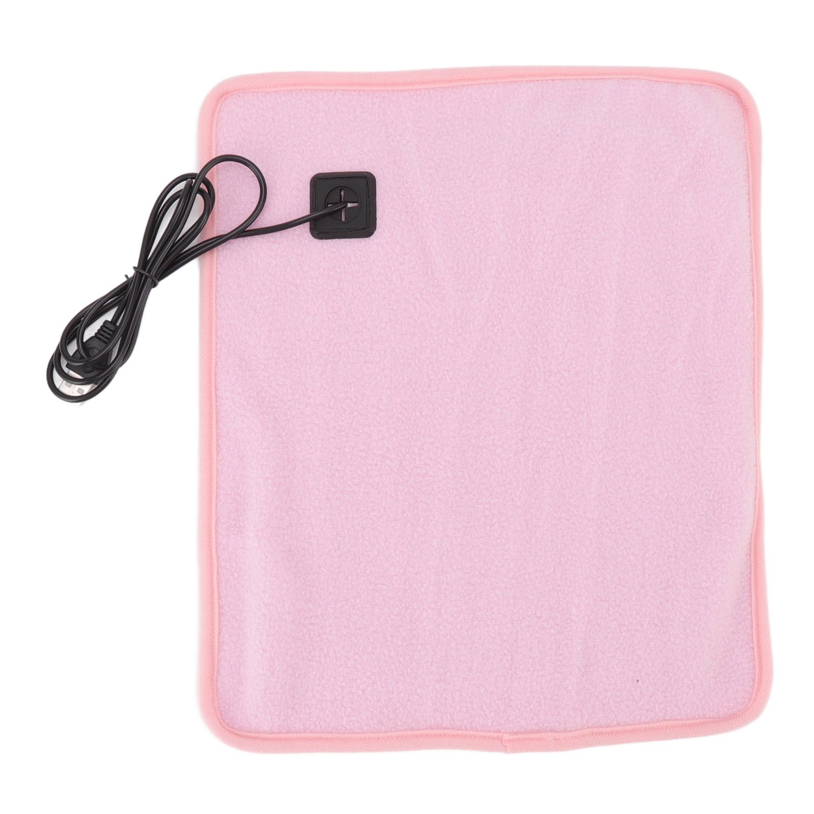Portable USB Heating Pad Shoulder Neck Leg Waist Heating Pads with Multi Level Temperature Adjustment Timing Pink - Image 8