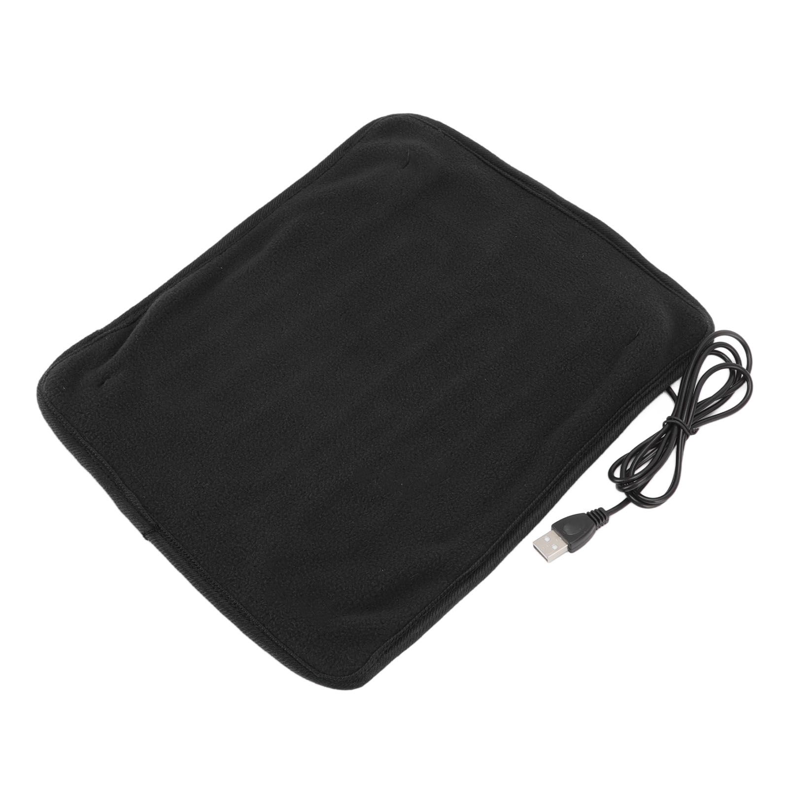 Portable USB Heating Pad Shoulder Neck Leg Waist Heating Pads with Multi Level Temperature Adjustment Timing Black - Image 3