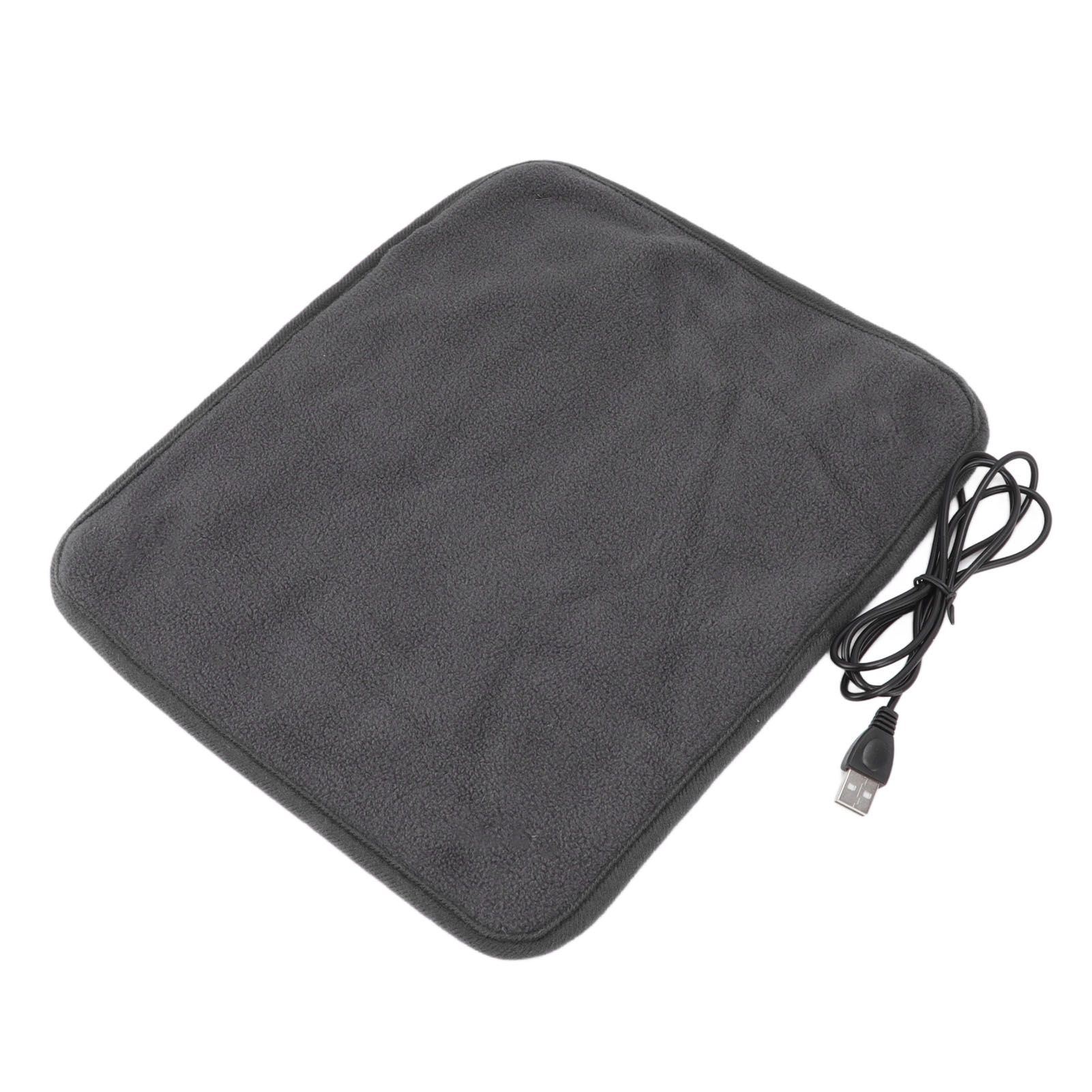 Portable USB Heating Pad Shoulder Neck Leg Waist Heating Pads with Multi Level Temperature Adjustment Timing Dark Gray - Image 3