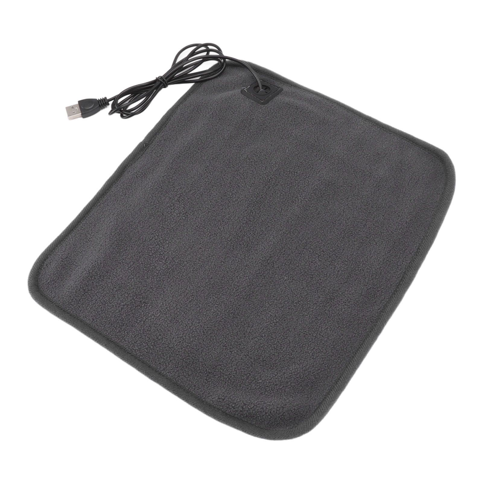 Portable USB Heating Pad Shoulder Neck Leg Waist Heating Pads with Multi Level Temperature Adjustment Timing Dark Gray - Image 8