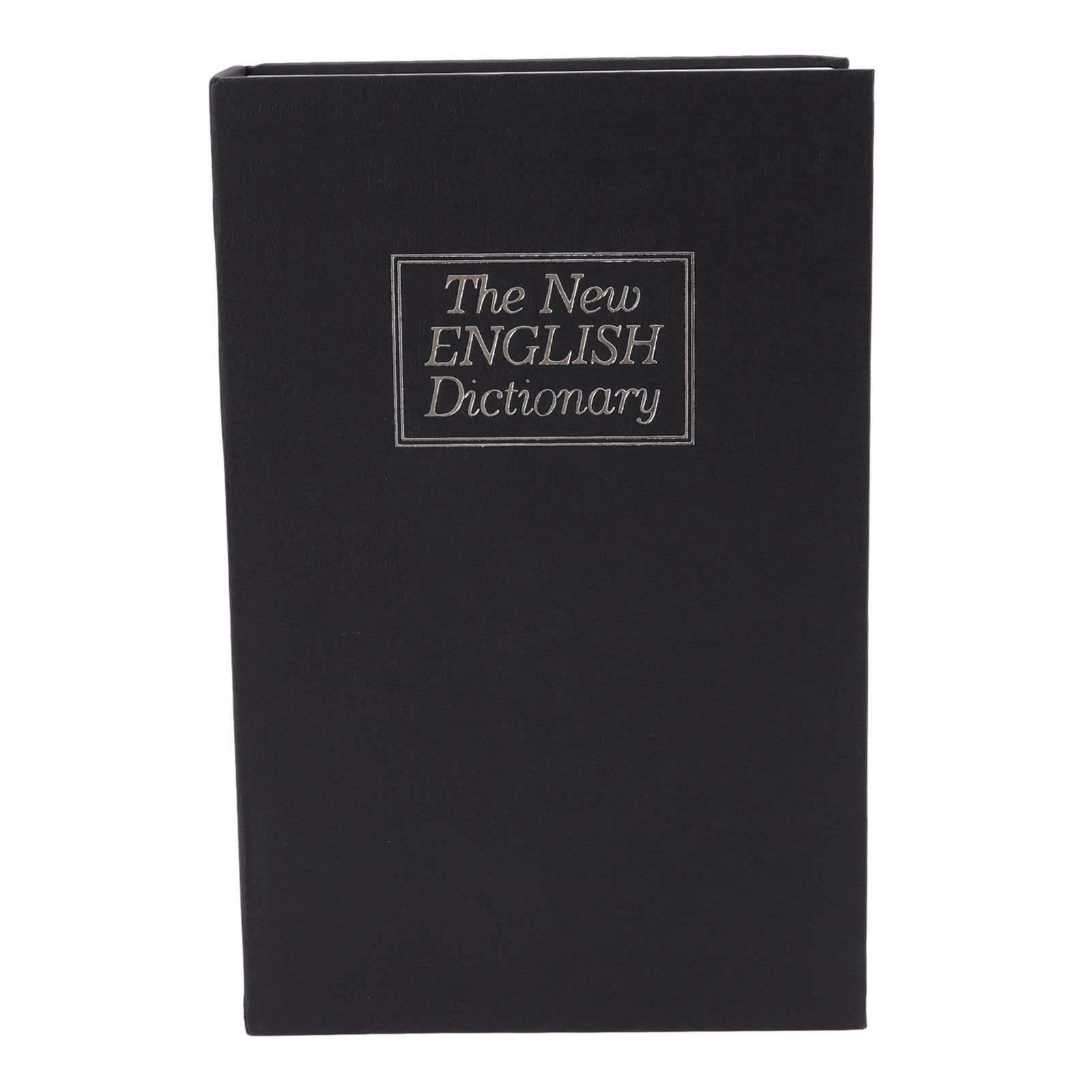 Dictionary Coin Piggy Bank Stainless Steel Realistic Lockable Book Safe Box with Key for Coin Storage Black - Image 3