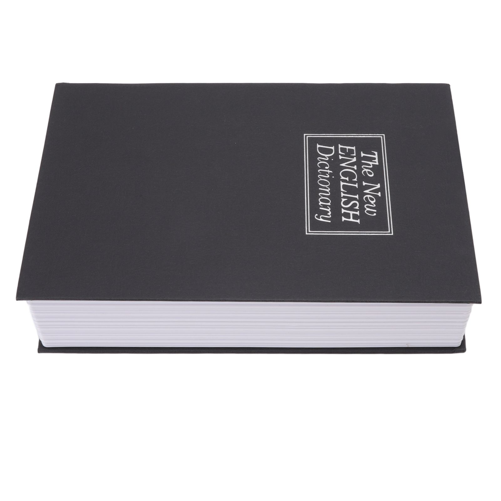 Dictionary Coin Piggy Bank Stainless Steel Realistic Lockable Book Safe Box with Key for Coin Storage Black - Image 4