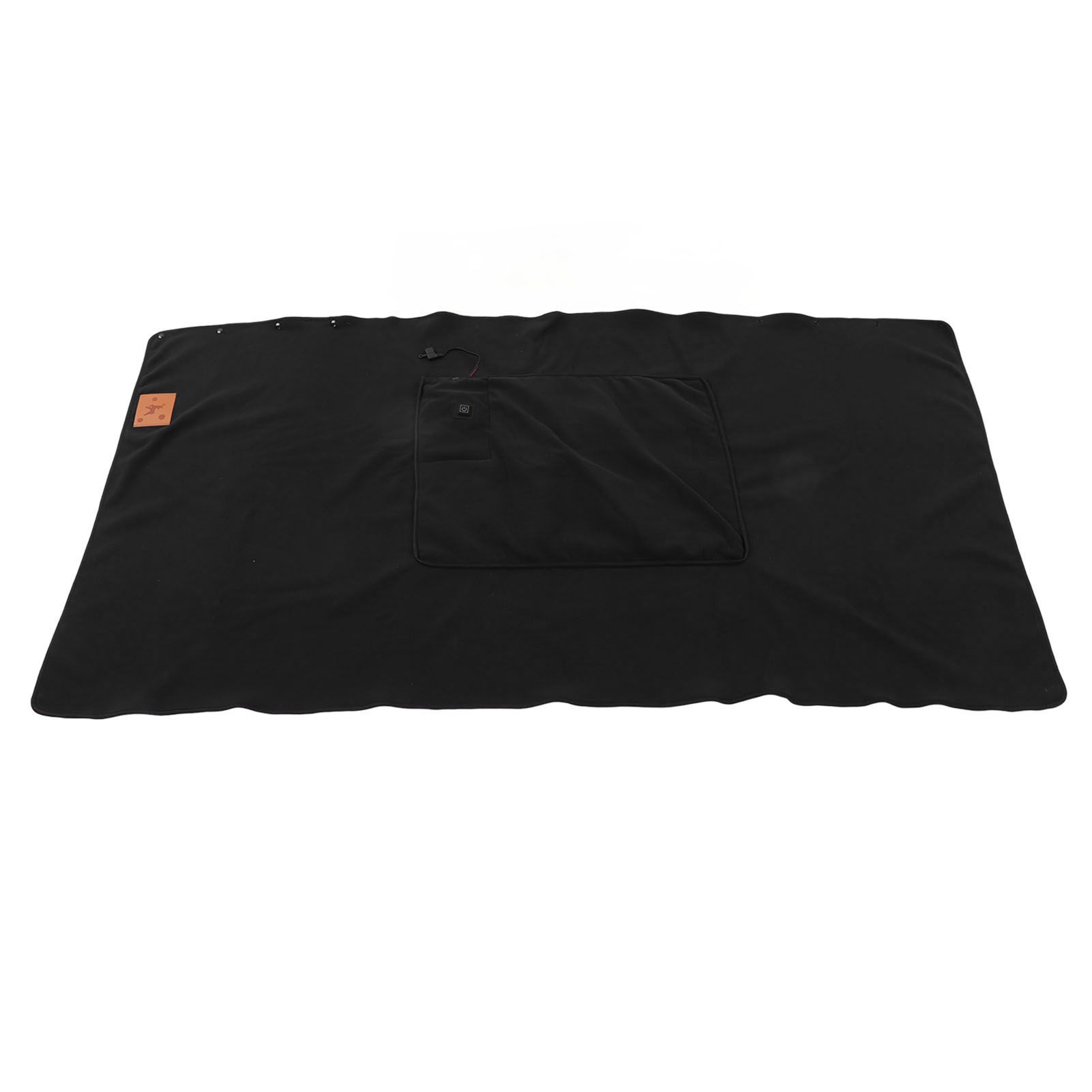 USB Warm Shawl 3 Level Temperature Adjustment Electric Throw Blanket for Shoulder Neck Legs Waist Black - Image 3