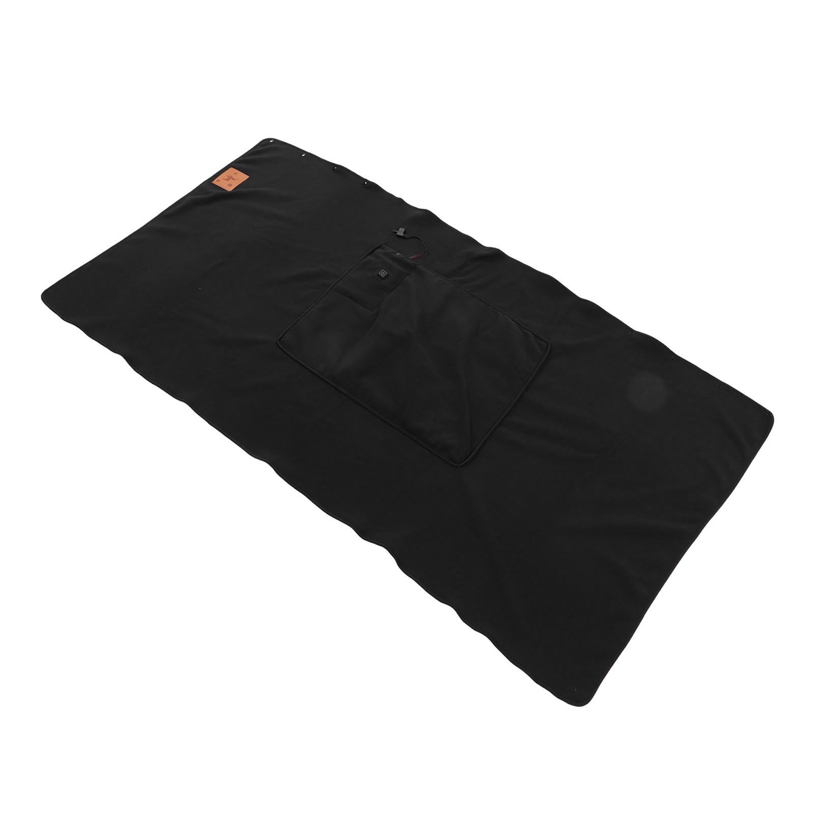 USB Warm Shawl 3 Level Temperature Adjustment Electric Throw Blanket for Shoulder Neck Legs Waist Black - Image 5