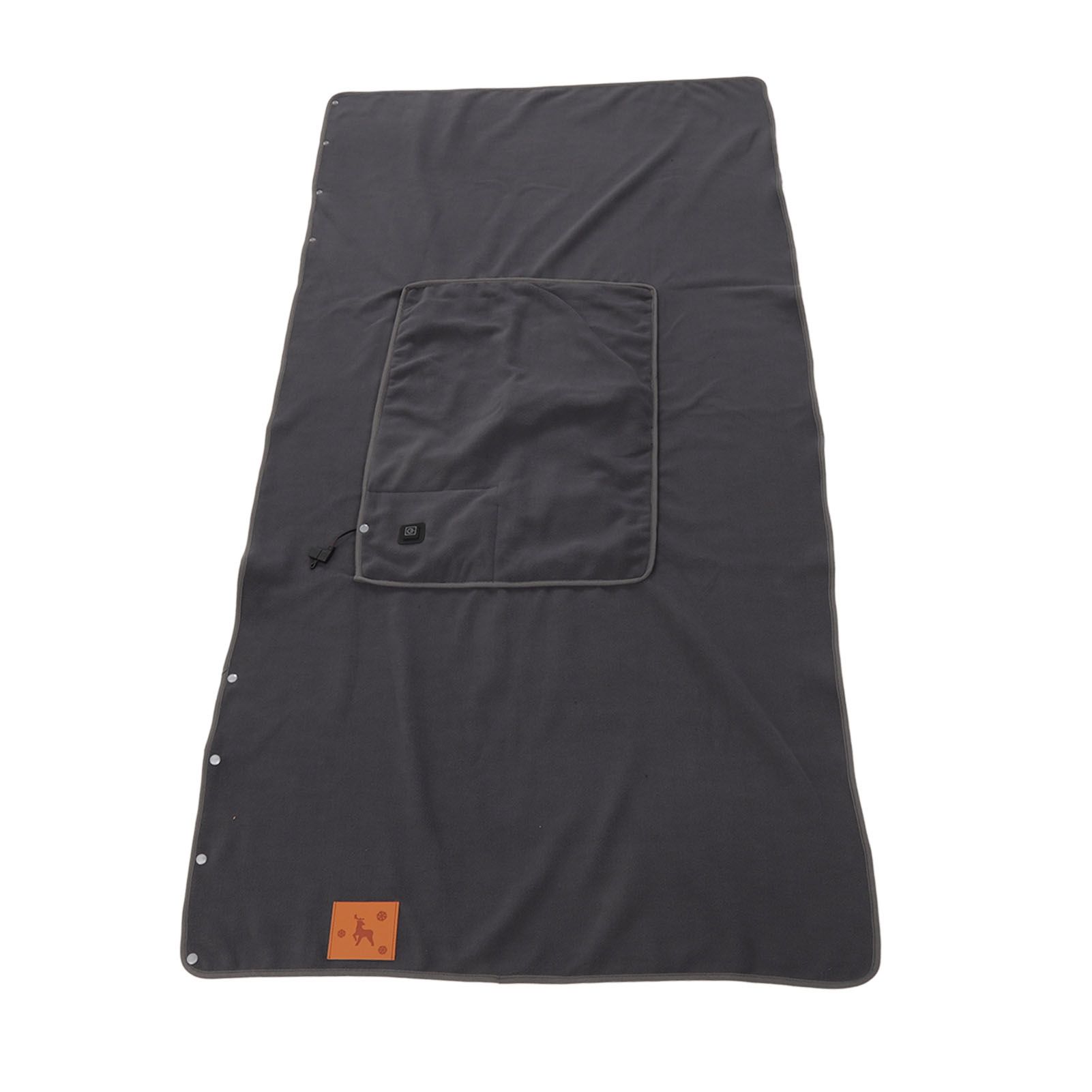 USB Warm Shawl 3 Level Temperature Adjustment Electric Throw Blanket for Shoulder Neck Legs Waist Grey - Image 6