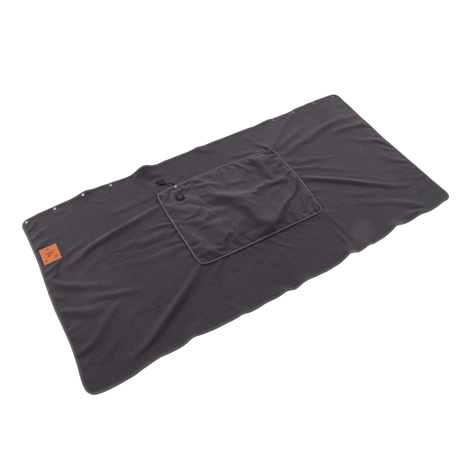 USB Warm Shawl 3 Level Temperature Adjustment Electric Throw Blanket for Shoulder Neck Legs Waist Grey - Image 7
