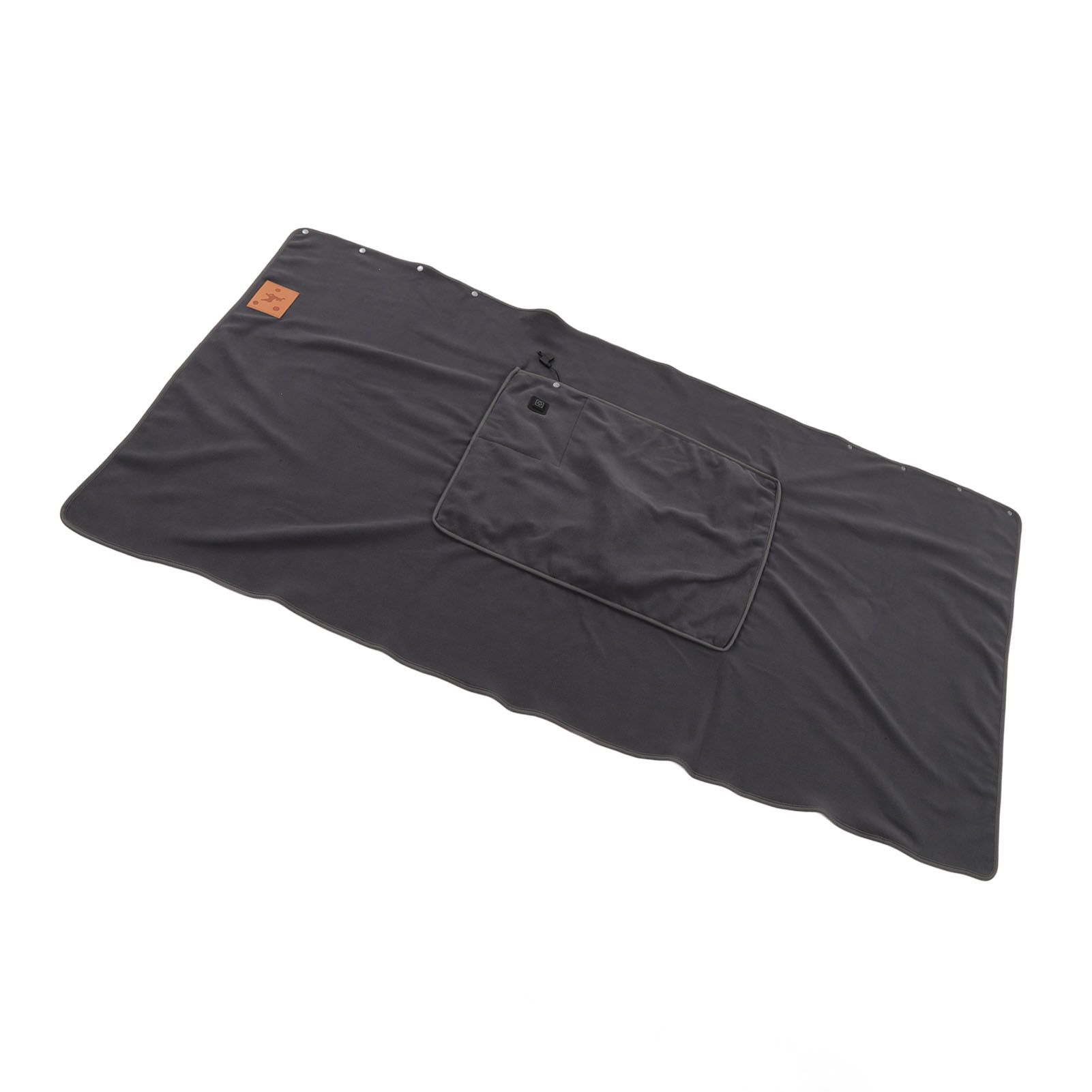 USB Warm Shawl 3 Level Temperature Adjustment Electric Throw Blanket for Shoulder Neck Legs Waist Grey - Image 8