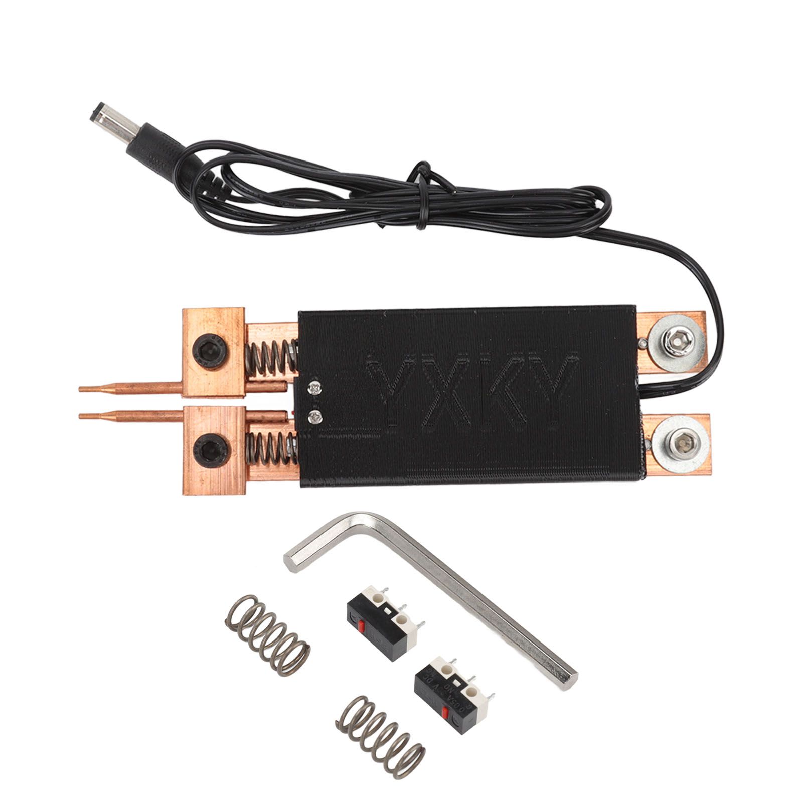 18650 Battery Spot Welding Pen Mini Spot Welder Automatic Trigger Integrated Handheld Spot Welding Pen Black - Image 1