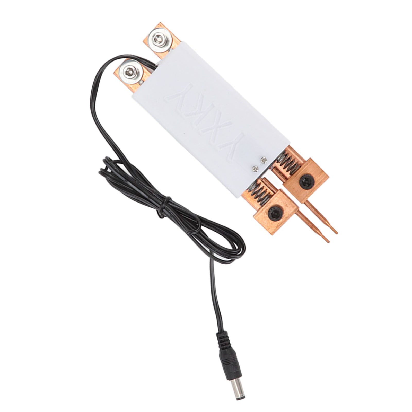 18650 Battery Spot Welding Pen Mini Spot Welder Automatic Trigger Integrated Handheld Spot Welding Pen White - Image 2