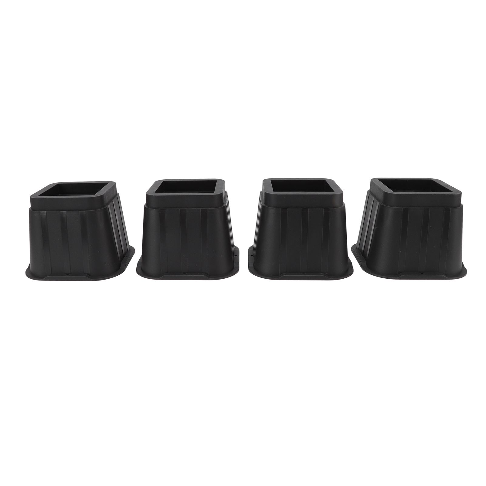 4 Sets Furniture Risers Rubber Antislip 4 Inch Bed Risers for Storage Desk Sofa Chair Washing Machine - Image 4