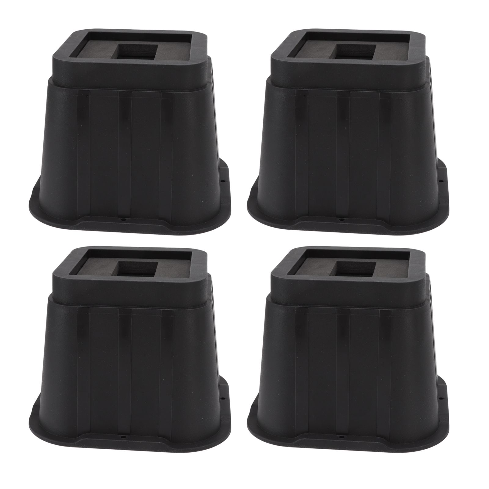 4 Sets Furniture Risers Rubber Antislip 4 Inch Bed Risers for Storage Desk Sofa Chair Washing Machine - Image 8