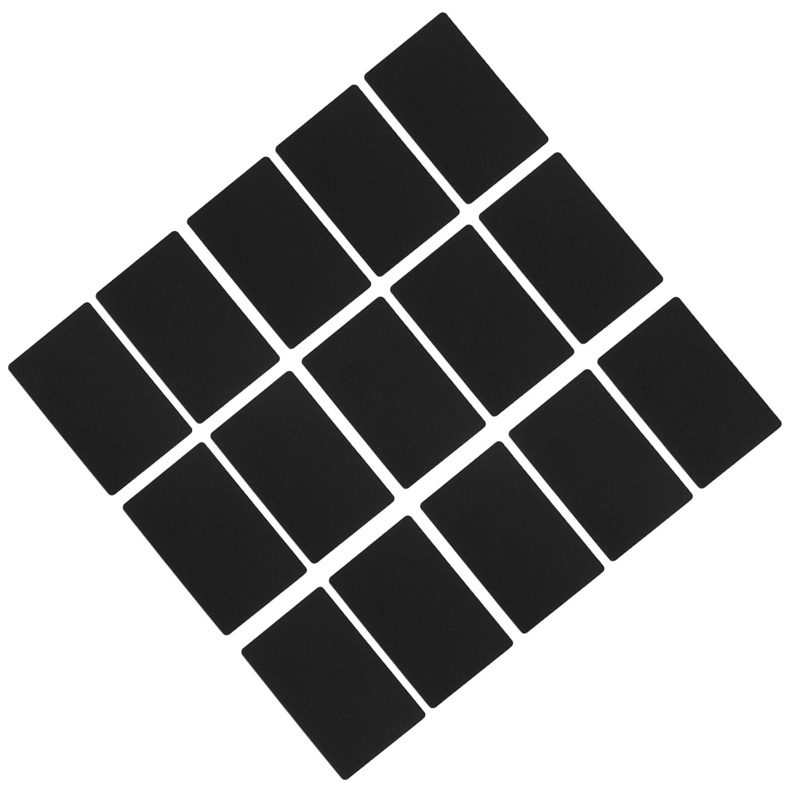 50PCS Business Name Card Laser Engraving Waterproof and Wear Resistant Aluminum Visiting Card for Company Black - Image 5