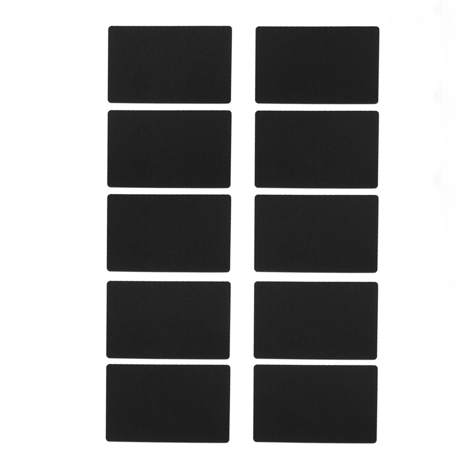 50PCS Business Name Card Laser Engraving Waterproof and Wear Resistant Aluminum Visiting Card for Company Black - Image 7