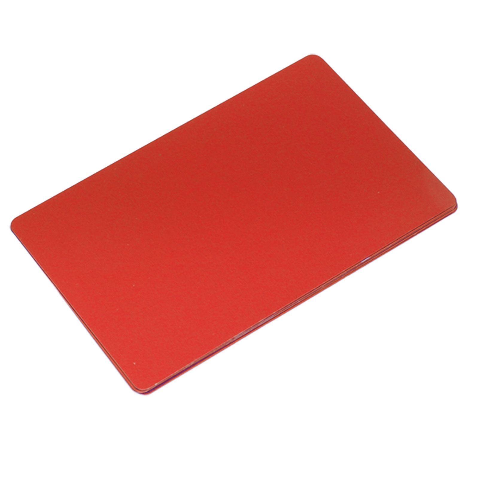 50PCS Business Name Card Laser Engraving Waterproof and Wear Resistant Aluminum Visiting Card for Company Red - Image 7